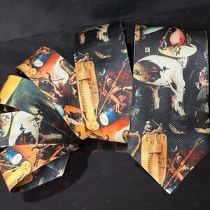 Hieronymus Bosch Garden of Earthly Delights Right Panel Tie Necktie Neckwear